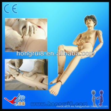 Avanzada médica completa funcional anciana enfermería formación maniquí modelo maniquí